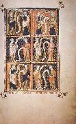 unknow artist Queen Mary Psalter oil painting on canvas